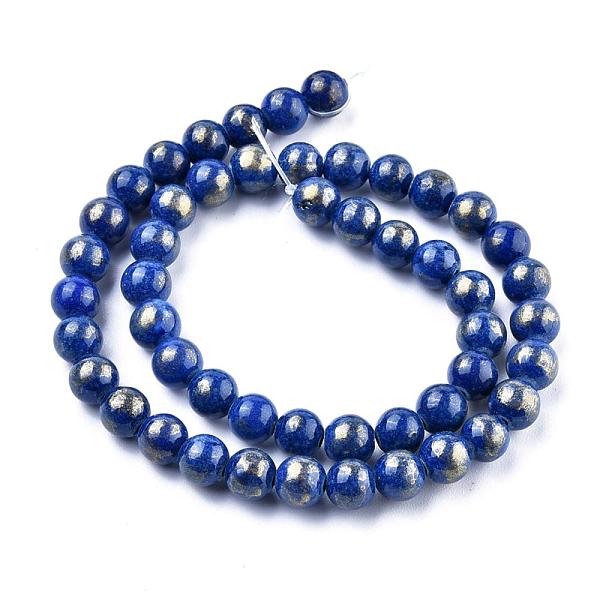 PandaHall Natural Jade Beads Strands, with Gold Foil, Dyed, Round, Medium Blue, 8mm, Hole: 1mm, about 50pcs/strand, 15.75 inch(40cm) Other...
PandaHall Natural Jade Beads Strands, with Gold Foil, Dyed, Round, Medium Blue, 8mm, Hole: 1mm, about 50pcs/strand, 15.75 inch(40cm) Other...