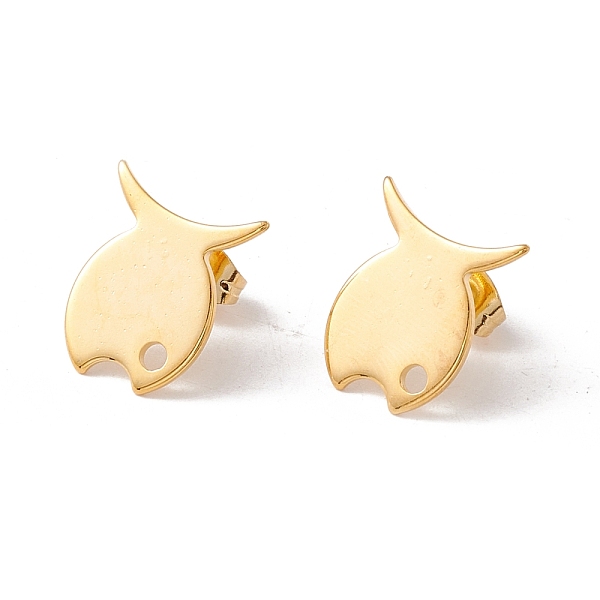 PandaHall 201 Stainless Steel Stud Earring Findings with Hole, 304 Stainless Steel Pins and Ear Nuts, Fish, Real 24K Gold Plated, 15x12.5mm...
PandaHall 201 Stainless Steel Stud Earring Findings with Hole, 304 Stainless Steel Pins and Ear Nuts, Fish, Real 24K Gold Plated, 15x12.5mm...