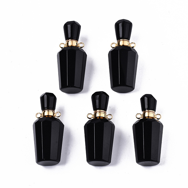 PandaHall Faceted Natural Obsidian Pendants, Openable Perfume Bottle, with Golden Tone Brass Findings, Bottle, 36x15.5x15mm, Hole: 1.8mm...
PandaHall Faceted Natural Obsidian Pendants, Openable Perfume Bottle, with Golden Tone Brass Findings, Bottle, 36x15.5x15mm, Hole: 1.8mm...