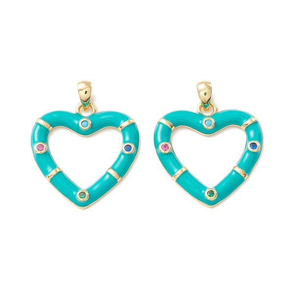 PandaHall Rack Plating Brass Micro Pave Colorful Cubic Zirconia Pendants, with Enamel, Cadmium Free & Nickel Free & Lead Free, Real 18K Gold...
PandaHall Rack Plating Brass Micro Pave Colorful Cubic Zirconia Pendants, with Enamel, Cadmium Free & Nickel Free & Lead Free, Real 18K Gold...
