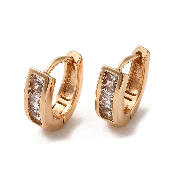 PandaHall Brass Micro Pave Cubic Zirconia Hoop Earrings, Light Gold, 12x4.5mm Cubic Zirconia
PandaHall Brass Micro Pave Cubic Zirconia Hoop Earrings, Light Gold, 12x4.5mm Cubic Zirconia