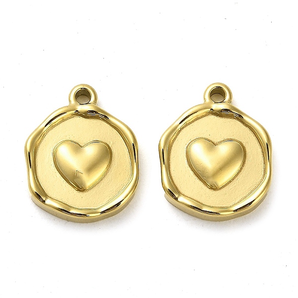PandaHall 304 Stainless Steel Pendant, Real 14K Gold Plated, Flat Round Charm, Heart, 15.5x12x3mm, Hole: 1.5mm 304 Stainless Steel Heart
PandaHall 304 Stainless Steel Pendant, Real 14K Gold Plated, Flat Round Charm, Heart, 15.5x12x3mm, Hole: 1.5mm 304 Stainless Steel Heart