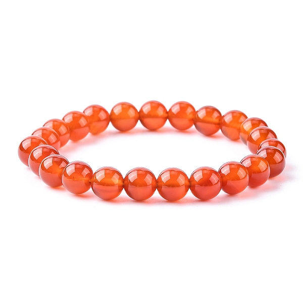 PandaHall Natural Carnelian Beaded Stretch Bracelets, Round, 2 inch(5.2cm), Bead: 8mm Carnelian Red
PandaHall Natural Carnelian Beaded Stretch Bracelets, Round, 2 inch(5.2cm), Bead: 8mm Carnelian Red