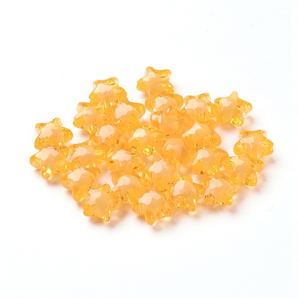 PandaHall Transparent Acrylic Beads, Bead in Bead, Star, Dark Orange, 12x11x8mm, Hole: 2mm, about 1200pcs/500g Acrylic Star Orange 
PandaHall Transparent Acrylic Beads, Bead in Bead, Star, Dark Orange, 12x11x8mm, Hole: 2mm, about 1200pcs/500g Acrylic Star Orange