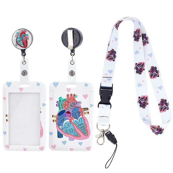 PandaHall SUNNYCLUE 1 Box Badge Holder with Lanyard Cute Anatomical Heart Badge Reel Retractable Clips Anatomy Badge Holders Funny Plastic...
PandaHall SUNNYCLUE 1 Box Badge Holder with Lanyard Cute Anatomical Heart Badge Reel Retractable Clips Anatomy Badge Holders Funny Plastic...