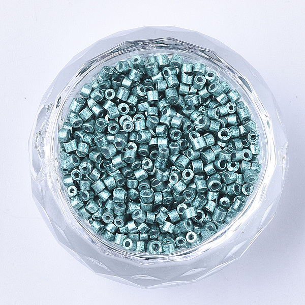 PandaHall Glass Cylinder Beads, Seed Beads, Metallic Colours, Round Hole, Light Sea Green, 1.5~2x1~2mm, Hole: 0.8mm, about 8000pcs/bag...
PandaHall Glass Cylinder Beads, Seed Beads, Metallic Colours, Round Hole, Light Sea Green, 1.5~2x1~2mm, Hole: 0.8mm, about 8000pcs/bag...