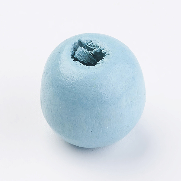 PandaHall Natural Wood Beads, Dyed, Round, 14x13mm, Hole: 3.5~4.5mm, about 680pcs/500g Wood Round Blue
PandaHall Natural Wood Beads, Dyed, Round, 14x13mm, Hole: 3.5~4.5mm, about 680pcs/500g Wood Round Blue