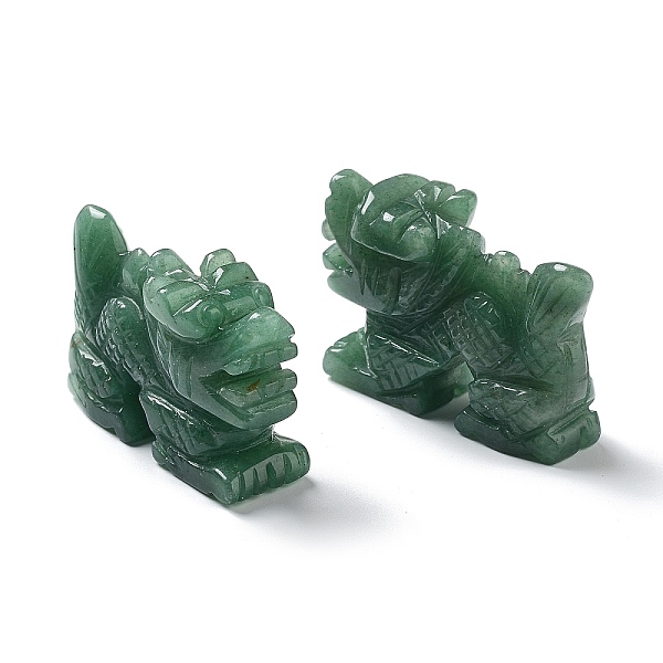 PandaHall Natural Green Aventurine Carved Healing Dragon Figurines, Reiki Energy Stone Display Decorations, 52~55x18x37.5mm Green Aventurine...
PandaHall Natural Green Aventurine Carved Healing Dragon Figurines, Reiki Energy Stone Display Decorations, 52~55x18x37.5mm Green Aventurine...