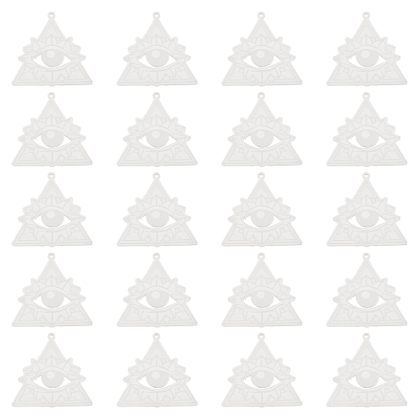 PandaHall DICOSMETIC 20Pcs 201 Stainless Steel Pendants, Laser Cut, All Seeing Eye, Stainless Steel Color, 33.5x35x1mm, Hole: 1.4mm 201...
PandaHall DICOSMETIC 20Pcs 201 Stainless Steel Pendants, Laser Cut, All Seeing Eye, Stainless Steel Color, 33.5x35x1mm, Hole: 1.4mm 201...