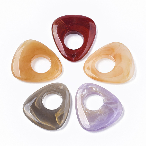 PandaHall Acrylic Pendants, Two Tone, Triangle, Mixed Color, 36x32x6mm, Hole: 2mm Acrylic Triangle Multicolor
PandaHall Acrylic Pendants, Two Tone, Triangle, Mixed Color, 36x32x6mm, Hole: 2mm Acrylic Triangle Multicolor