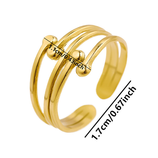 PandaHall Geometric Minimalist Hollow 304 Stainless Steel Cuff Rings, Wide Band Open Rings Stainless Steel
PandaHall Geometric Minimalist Hollow 304 Stainless Steel Cuff Rings, Wide Band Open Rings Stainless Steel