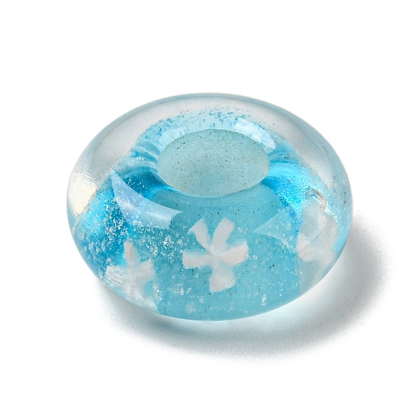 PandaHall Glass European Beads, Large Hole Beads, Rondelle, Cyan, 15x6.5mm, Hole: 5.5mm Glass Rondelle Cyan
PandaHall Glass European Beads, Large Hole Beads, Rondelle, Cyan, 15x6.5mm, Hole: 5.5mm Glass Rondelle Cyan
