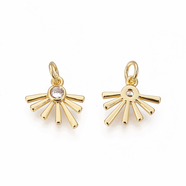 PandaHall Brass Micro Pave Cubic Zirconia Charms, Flower, Clear, Golden, 11x12.5x2mm, Hole: 3~3.5mm Brass+Cubic Zirconia Flower Clear
PandaHall Brass Micro Pave Cubic Zirconia Charms, Flower, Clear, Golden, 11x12.5x2mm, Hole: 3~3.5mm Brass+Cubic Zirconia Flower Clear