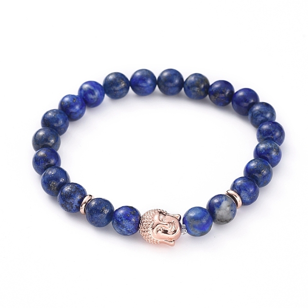 PandaHall Buddha Natural Lapis Lazuli(Dyed) Beads Stretch Bracelets, with Brass Beads, 2-1/8 inch(54mm) Lapis Lazuli
PandaHall Buddha Natural Lapis Lazuli(Dyed) Beads Stretch Bracelets, with Brass Beads, 2-1/8 inch(54mm) Lapis Lazuli
