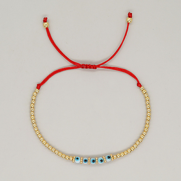 PandaHall Adjustable Lampwork Evil Eye Braided Bead Bracelets, Gold, 11 inch(28cm) Lampwork Evil Eye Gold
PandaHall Adjustable Lampwork Evil Eye Braided Bead Bracelets, Gold, 11 inch(28cm) Lampwork Evil Eye Gold