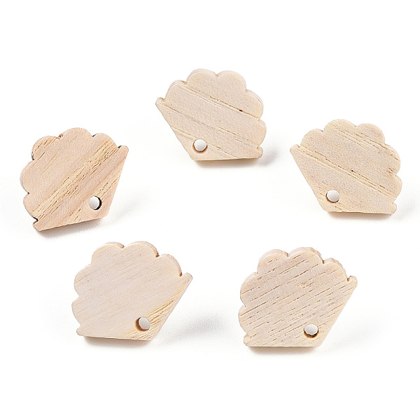 PandaHall Ash Wood Stud Earring Findings, with 304 Stainless Steel Pin, Fan, 14x17mm, Hole: 1.8mm, Pin: 0.7mm Wood Fan
PandaHall Ash Wood Stud Earring Findings, with 304 Stainless Steel Pin, Fan, 14x17mm, Hole: 1.8mm, Pin: 0.7mm Wood Fan
