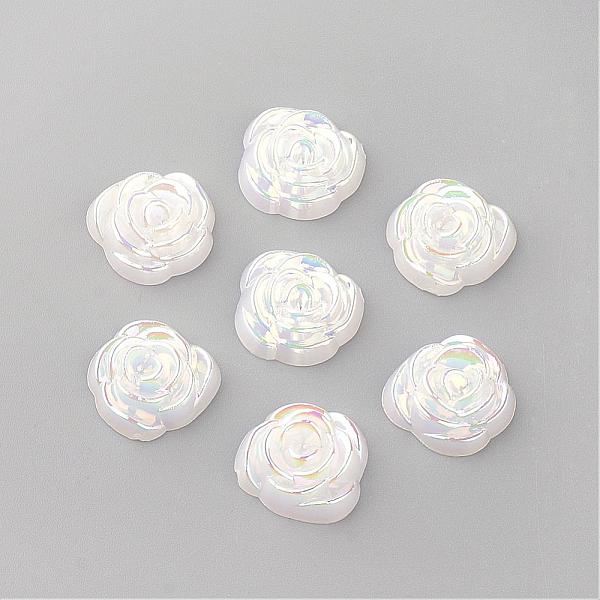 PandaHall Acrylic Cabochons, AB Color Plated, Rose, White, 15x14x5mm Acrylic Flower White
PandaHall Acrylic Cabochons, AB Color Plated, Rose, White, 15x14x5mm Acrylic Flower White