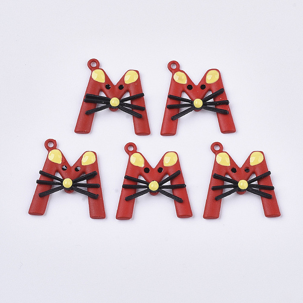 PandaHall Spray Painted Alloy Pendants, Letter M, Red, 23x21x4.5mm, Hole: 1.5mm Alloy Letter Red
PandaHall Spray Painted Alloy Pendants, Letter M, Red, 23x21x4.5mm, Hole: 1.5mm Alloy Letter Red