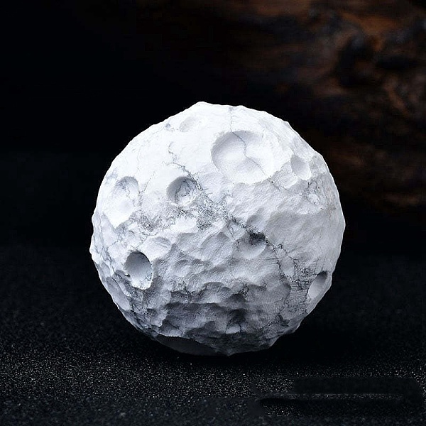 PandaHall Moon Meteorite Natural Howlite Crystal Ball, Reiki Energy Stone Display Decorations for Healing, Meditation, Witchcraft, 43mm...
PandaHall Moon Meteorite Natural Howlite Crystal Ball, Reiki Energy Stone Display Decorations for Healing, Meditation, Witchcraft, 43mm...