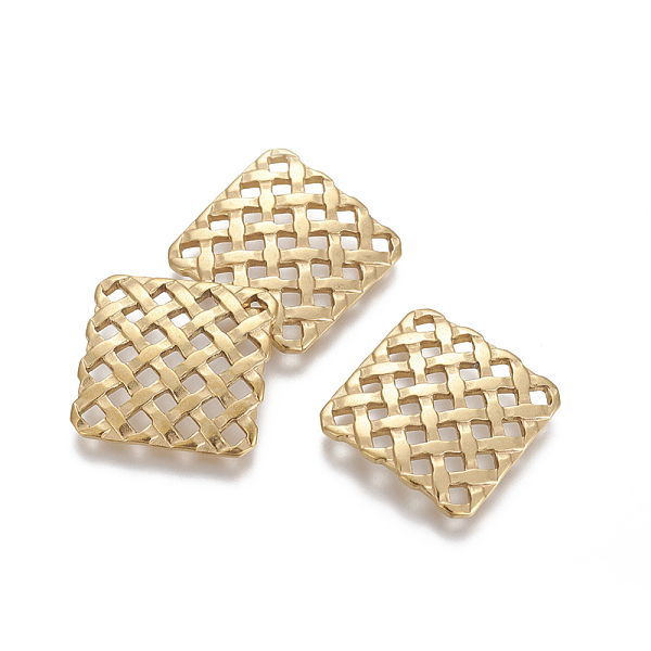 PandaHall Vacuum Plating 304 Stainless Steel Filigree Joiners, Square, Golden, 24x24x2mm, Hole: 2.3x2.3mm 304 Stainless Steel Square
PandaHall Vacuum Plating 304 Stainless Steel Filigree Joiners, Square, Golden, 24x24x2mm, Hole: 2.3x2.3mm 304 Stainless Steel Square