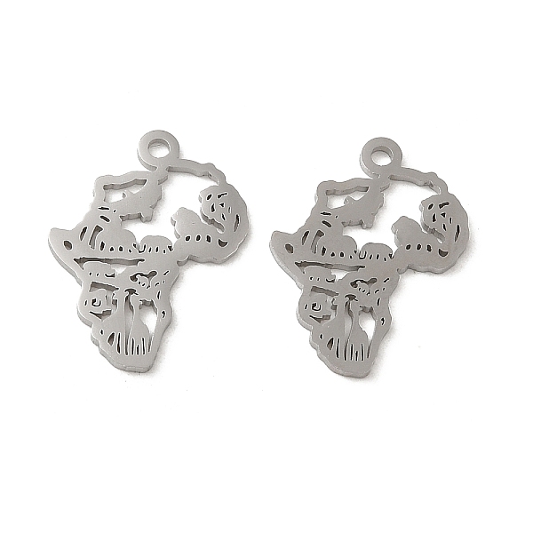 PandaHall 304 Stainless Steel Pendants, Laser Cut, Map Charm, Stainless Steel Color, 19.5x14.5x1mm, Hole: 1.8mm 304 Stainless Steel Map
PandaHall 304 Stainless Steel Pendants, Laser Cut, Map Charm, Stainless Steel Color, 19.5x14.5x1mm, Hole: 1.8mm 304 Stainless Steel Map