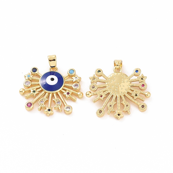 PandaHall Brass Micro Pave Cubic Zirconia Pendants, with Enamel Evil Eye, Golden, 21x23x4mm, Hole: 4x2.5mm Brass+Cubic Zirconia+Enamel Evil...
PandaHall Brass Micro Pave Cubic Zirconia Pendants, with Enamel Evil Eye, Golden, 21x23x4mm, Hole: 4x2.5mm Brass+Cubic Zirconia+Enamel Evil...