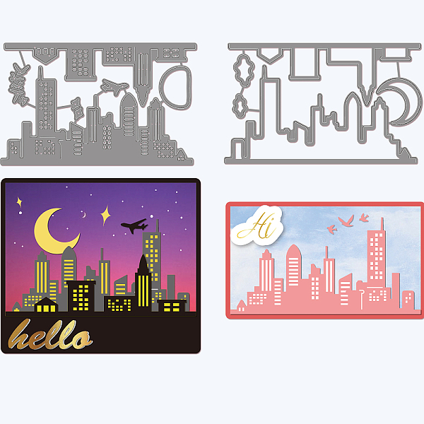 PandaHall GLOBLELAND 2Set Modern City Cutting Dies Metal Cityscape Building Die Cuts Embossing Stencils Template for Paper Card Making...
PandaHall GLOBLELAND 2Set Modern City Cutting Dies Metal Cityscape Building Die Cuts Embossing Stencils Template for Paper Card Making...