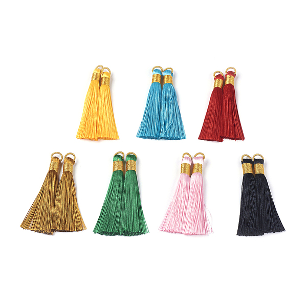 PandaHall Polyester Tassel Big Pendant Decorations, Mixed Color, 83mm, Hole: 8x6.5mm Polyester Multicolor
PandaHall Polyester Tassel Big Pendant Decorations, Mixed Color, 83mm, Hole: 8x6.5mm Polyester Multicolor
