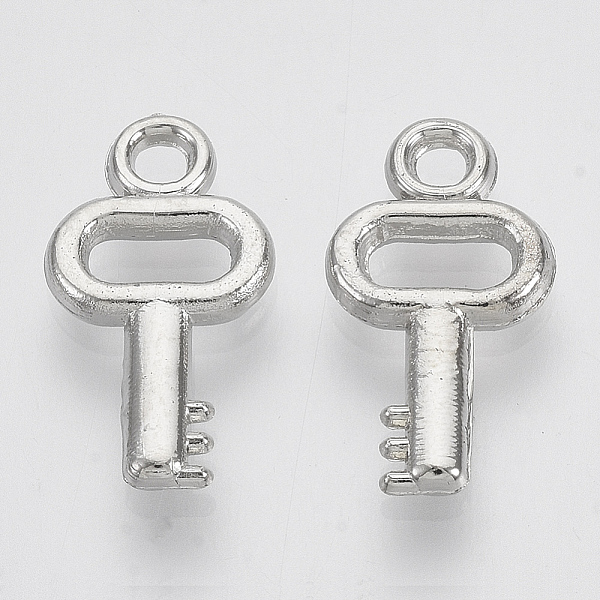 PandaHall Plating ABS Plastic Pendants, Key, Platinum, 17x9x2mm, Hole: 2mm ABS Plastic Key
PandaHall Plating ABS Plastic Pendants, Key, Platinum, 17x9x2mm, Hole: 2mm ABS Plastic Key