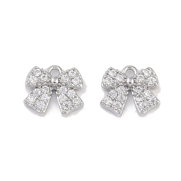 PandaHall Brass Micro Pave Clear Cubic Zirconia Pendants, Bowknot Charms, Real Platinum Plated, 6x7x1.5mm, Hole: 0.8mm Brass+Cubic Zirconia...
PandaHall Brass Micro Pave Clear Cubic Zirconia Pendants, Bowknot Charms, Real Platinum Plated, 6x7x1.5mm, Hole: 0.8mm Brass+Cubic Zirconia...