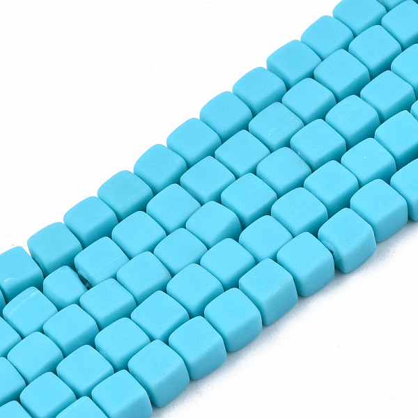 PandaHall Handmade Polymer Clay Beads Strands, Cube, Light Sky Blue, 4x4x4mm, Hole: 1.4mm, about 89~91pcs/strand, 15.55 inch~15.94 inch...
PandaHall Handmade Polymer Clay Beads Strands, Cube, Light Sky Blue, 4x4x4mm, Hole: 1.4mm, about 89~91pcs/strand, 15.55 inch~15.94 inch...