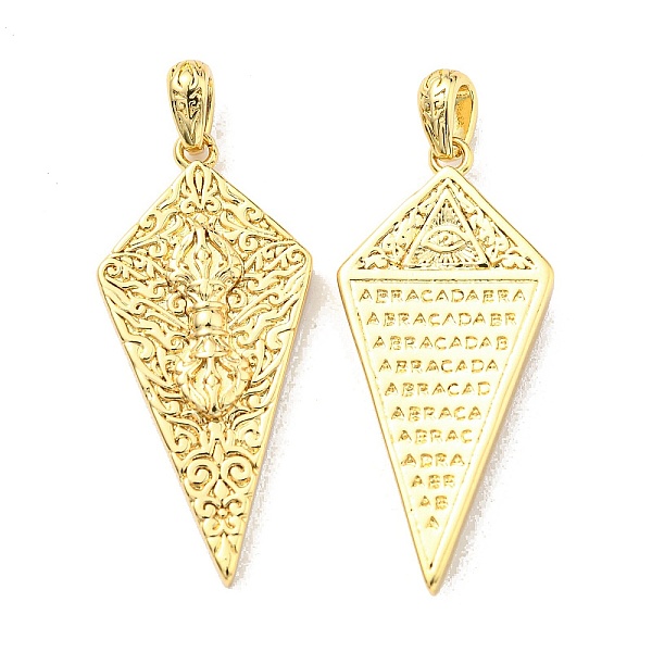 PandaHall Rack Plating Brass Pendants, Lead Free & Cadmium Free, Long-Lasting Plated, Diamond Spear Charm, Real 18K Gold Plated, 33x15x3.5mm...
PandaHall Rack Plating Brass Pendants, Lead Free & Cadmium Free, Long-Lasting Plated, Diamond Spear Charm, Real 18K Gold Plated, 33x15x3.5mm...