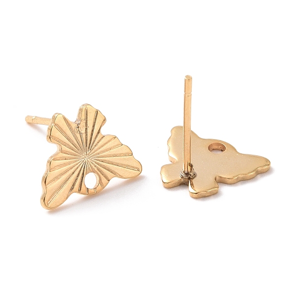 PandaHall 201 Stainless Steel Stud Earring Findings, with Hole and 316 Stainless Steel Pin, Butterfly, Real 24K Gold Plated, 8x10mm, Hole...
PandaHall 201 Stainless Steel Stud Earring Findings, with Hole and 316 Stainless Steel Pin, Butterfly, Real 24K Gold Plated, 8x10mm, Hole...
