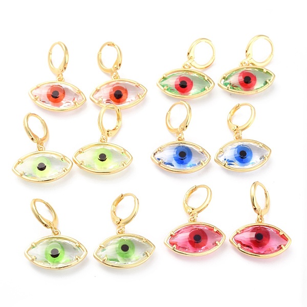 PandaHall Brass Glass Huggie Hoop Earrings, with Enamel, Evil Eye, Golden, Mixed Color, 26mm, Pin: 0.6mm Glass Evil Eye Multicolor
PandaHall Brass Glass Huggie Hoop Earrings, with Enamel, Evil Eye, Golden, Mixed Color, 26mm, Pin: 0.6mm Glass Evil Eye Multicolor