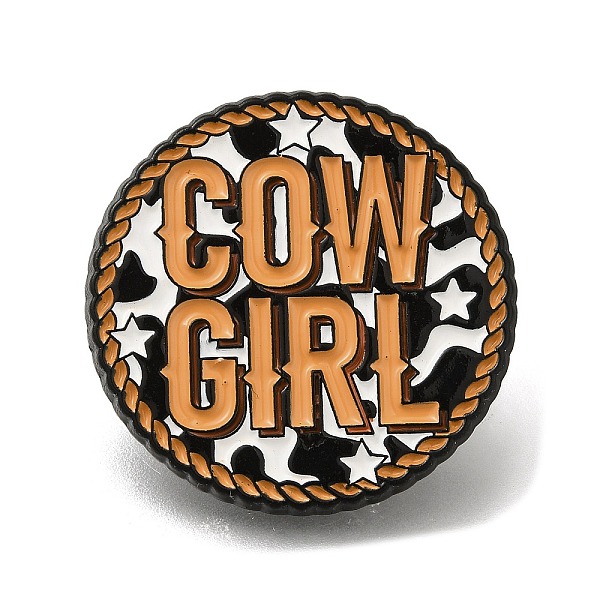 PandaHall Cowboy Safety Enamel Pins, Black Alloy Badge for Suit Shirt Collar, Men/Women, Flat Round, 30.5x1.5mm Alloy+Enamel Flat Round
PandaHall Cowboy Safety Enamel Pins, Black Alloy Badge for Suit Shirt Collar, Men/Women, Flat Round, 30.5x1.5mm Alloy+Enamel Flat Round