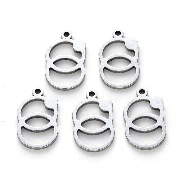 PandaHall 304 Stainless Steel Pendants, Laser Cut, Ring with Ring, Stainless Steel Color, 17x10x1mm, Hole: 1.2mm 304 Stainless Steel Ring
PandaHall 304 Stainless Steel Pendants, Laser Cut, Ring with Ring, Stainless Steel Color, 17x10x1mm, Hole: 1.2mm 304 Stainless Steel Ring