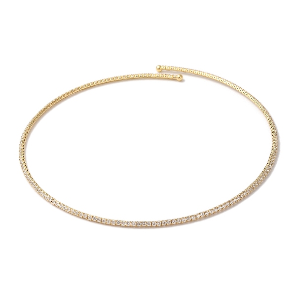 PandaHall Rack Plating Brass Cubic Zirconia Elasticity Necklaces, Cadmium Free & Lead Free, Long-Lasting Plated, Real 18K Gold Plated, 14.96...
PandaHall Rack Plating Brass Cubic Zirconia Elasticity Necklaces, Cadmium Free & Lead Free, Long-Lasting Plated, Real 18K Gold Plated, 14.96...