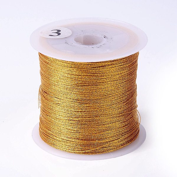 PandaHall 3-Ply Metallic Thread, for Jewelry Making and Embroidery, Round, Goldenrod, 0.2mm, about 109.36 Yards(100m)/Roll Metallic Cord..., Gold
PandaHall 3-Ply Metallic Thread, for Jewelry Making and Embroidery, Round, Goldenrod, 0.2mm, about 109.36 Yards(100m)/Roll Metallic Cord..., Gold