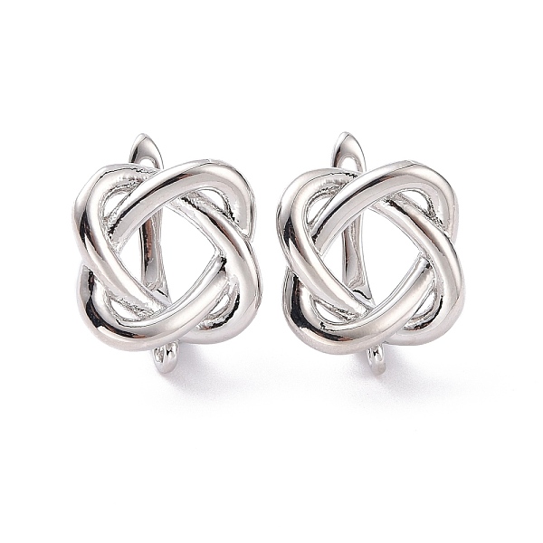 PandaHall Brass Wire Wrap Hoop Earring Findings with Latch Back Closure, with Vertical Loops, Knot, Cadmium Free & Lead Free, Platinum...
PandaHall Brass Wire Wrap Hoop Earring Findings with Latch Back Closure, with Vertical Loops, Knot, Cadmium Free & Lead Free, Platinum...