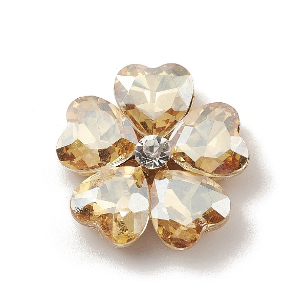 PandaHall Alloy Cabochons, with Glass Rhinestone, Ligh Gold, Flower, Old Lace, 19x19x5.5mm Alloy Flower
PandaHall Alloy Cabochons, with Glass Rhinestone, Ligh Gold, Flower, Old Lace, 19x19x5.5mm Alloy Flower