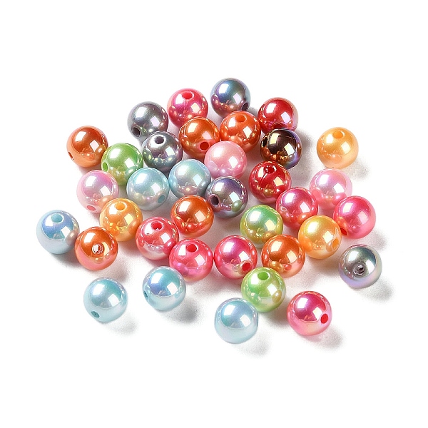 PandaHall UV Plating Acrylic Beads, Round, Mixed Color, 8x7.5mm, Hole: 1.6mm Acrylic Round Multicolor
PandaHall UV Plating Acrylic Beads, Round, Mixed Color, 8x7.5mm, Hole: 1.6mm Acrylic Round Multicolor