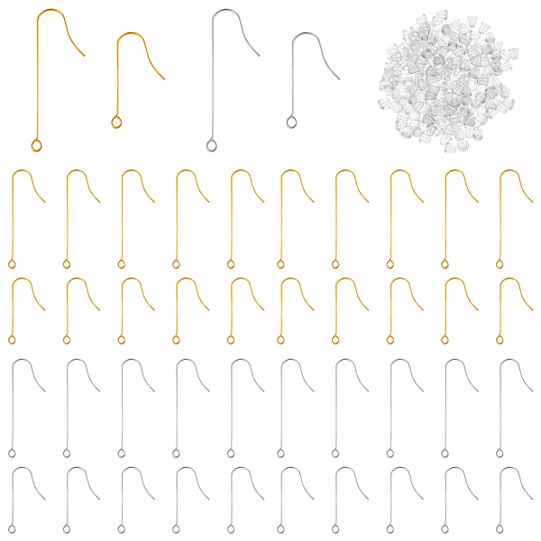 PandaHall DICOSMETIC 160Pcs 2 Colors 2 Sizes Earring Making Kit Stainless Steel Earring Hooks 28/40mm Long Earwire Hooks with Loop and...
PandaHall DICOSMETIC 160Pcs 2 Colors 2 Sizes Earring Making Kit Stainless Steel Earring Hooks 28/40mm Long Earwire Hooks with Loop and...