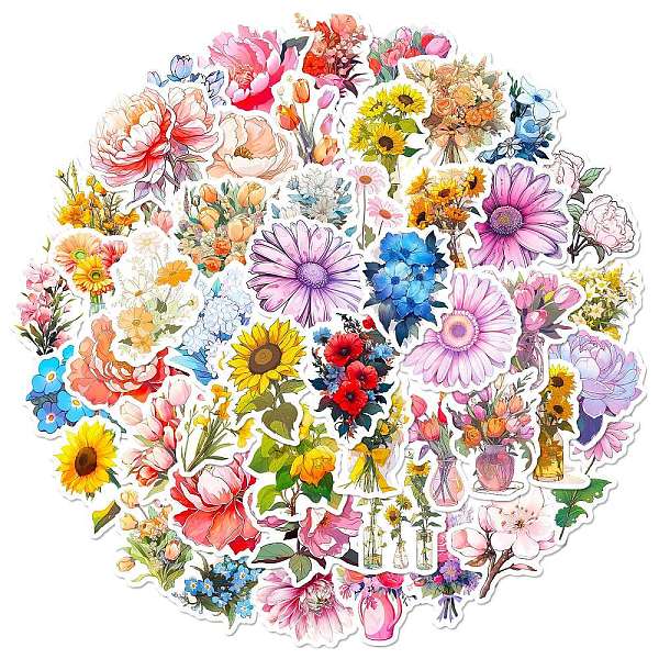 PandaHall Paper Sticker, for DIY Scrapbooking, Craft, Flower, Mixed Color, 38~63.5x31~60.5x0.1mm, 50pcs/bag Paper Flower Multicolor
PandaHall Paper Sticker, for DIY Scrapbooking, Craft, Flower, Mixed Color, 38~63.5x31~60.5x0.1mm, 50pcs/bag Paper Flower Multicolor