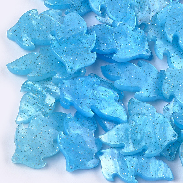PandaHall Cellulose Acetate(Resin) Pendants, Leaf, Deep Sky Blue, 25.5x15x4.5~5mm, Hole: 1.2mm Cellulose Acetate Leaf Blue
PandaHall Cellulose Acetate(Resin) Pendants, Leaf, Deep Sky Blue, 25.5x15x4.5~5mm, Hole: 1.2mm Cellulose Acetate Leaf Blue