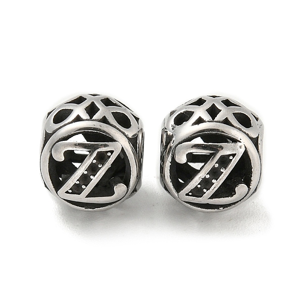 PandaHall 304 Stainless Steel Beads Rhinestone Settings, Large Hole Beads, Round, Letter Z, 9.5x8.5x9.5mm, Hole: 4mm, Fit for 0.8mm...
PandaHall 304 Stainless Steel Beads Rhinestone Settings, Large Hole Beads, Round, Letter Z, 9.5x8.5x9.5mm, Hole: 4mm, Fit for 0.8mm...