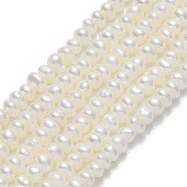 PandaHall Natural Cultured Freshwater Pearl Beads Strands, Round, Linen, 3.5~4x3~4.5x2.5mm, Hole: 0.6mm, about 133pcs/strand, 14.37''..., Brown
PandaHall Natural Cultured Freshwater Pearl Beads Strands, Round, Linen, 3.5~4x3~4.5x2.5mm, Hole: 0.6mm, about 133pcs/strand, 14.37''..., Brown