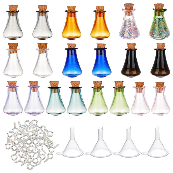 PandaHall SUPERFINDINGS DIY Wish Bottle Pendant Making Finding Kits, Including Glass Bottles, Iron Screw Eye Pin Peg Bails, Plastic Funnel..., Multicolor
PandaHall SUPERFINDINGS DIY Wish Bottle Pendant Making Finding Kits, Including Glass Bottles, Iron Screw Eye Pin Peg Bails, Plastic Funnel..., Multicolor