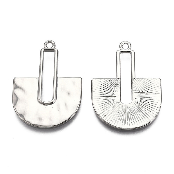 PandaHall Rack Plating Alloy Pendants, Cadmium Free & Lead Free, U Shaped, Platinum, 40.5x29x2mm, Hole: 2mm Alloy Others
PandaHall Rack Plating Alloy Pendants, Cadmium Free & Lead Free, U Shaped, Platinum, 40.5x29x2mm, Hole: 2mm Alloy Others