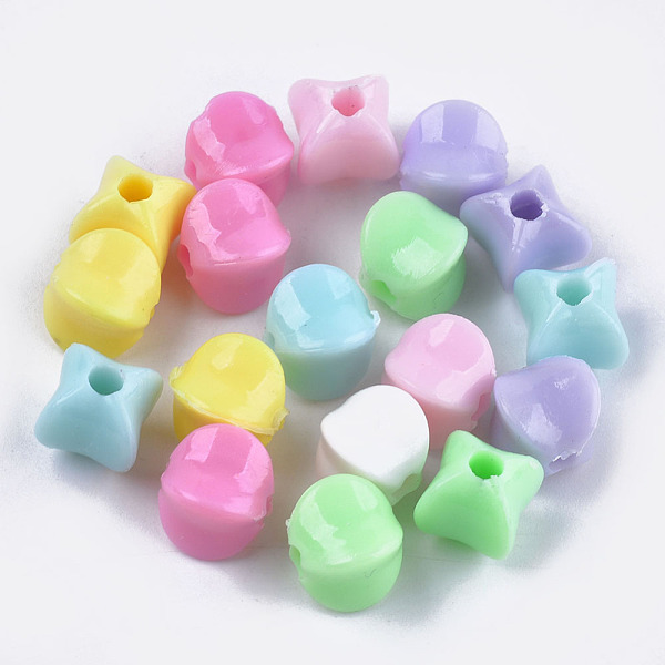 PandaHall Opaque Acrylic Beads, Lantern, Mixed Color, 9x8.5x8.5mm, Hole: 2.5mm, about 1350~1385pcs/500g Acrylic Others Multicolor
PandaHall Opaque Acrylic Beads, Lantern, Mixed Color, 9x8.5x8.5mm, Hole: 2.5mm, about 1350~1385pcs/500g Acrylic Others Multicolor