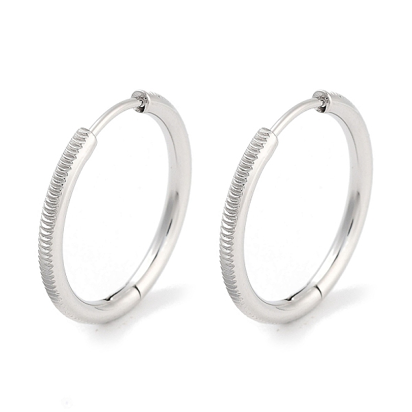 PandaHall 304 Stainless Steel Textured Huggie Hoop Earrings for Women, with 316 Surgical Stainless Steel Ear Pins, Stainless Steel Color...
PandaHall 304 Stainless Steel Textured Huggie Hoop Earrings for Women, with 316 Surgical Stainless Steel Ear Pins, Stainless Steel Color...